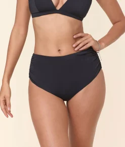 The Sicily Bikini Bottom - Eco Nylon - Black