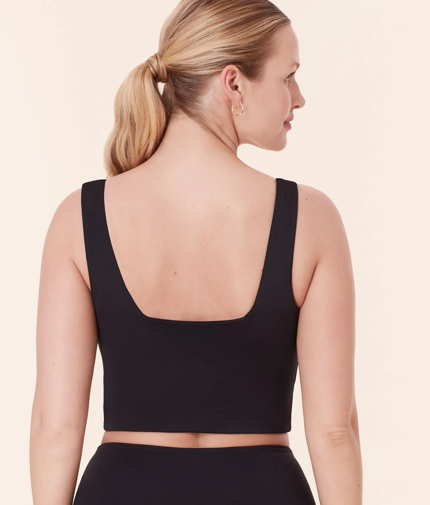 The Siren Swim Tank - Flat - Black