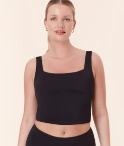 The Siren Swim Tank - Flat - Black