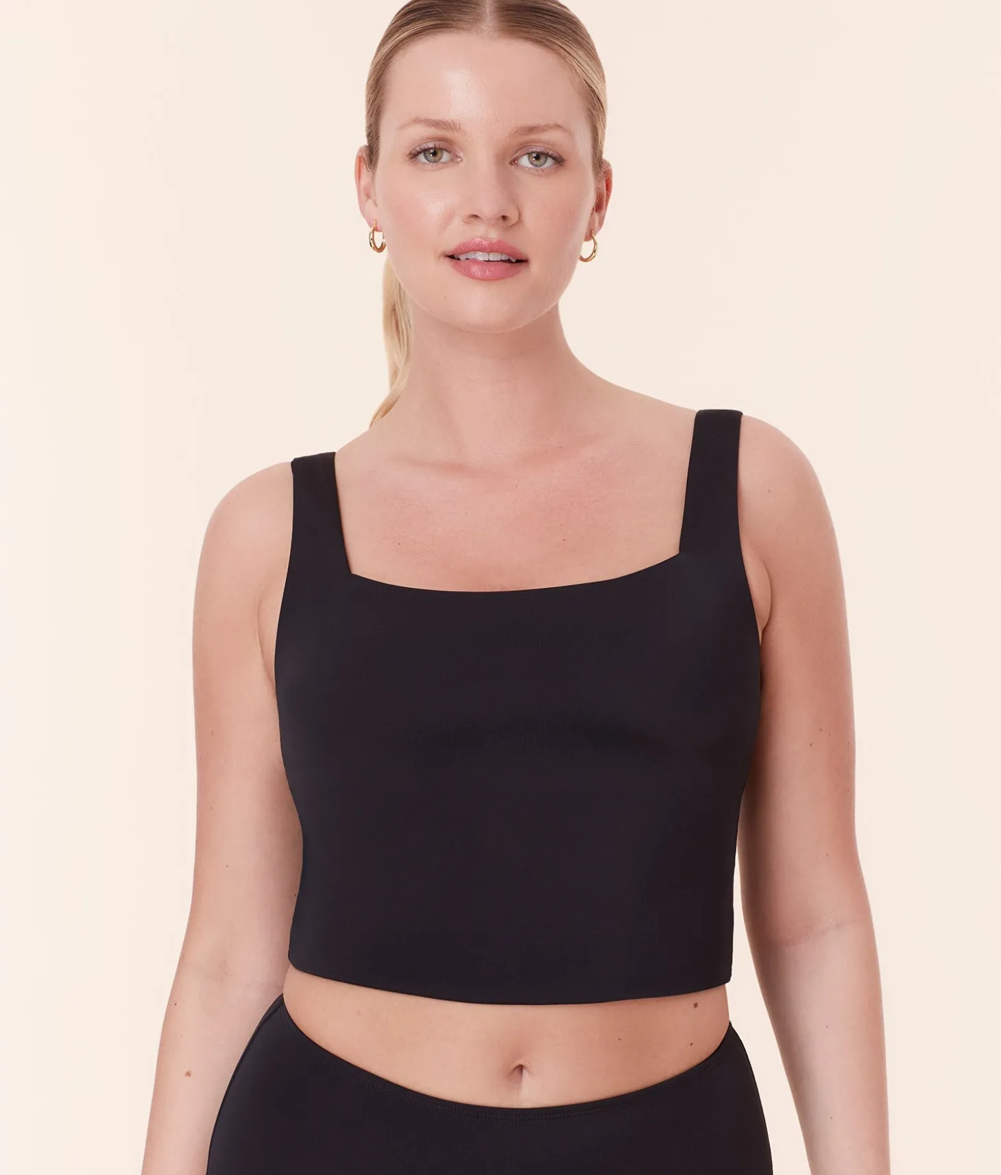 The Siren Swim Tank - Flat - Black