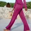 The Suva Pant - Floral Lace - Aurora