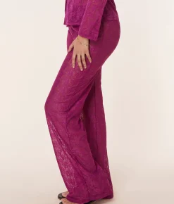 The Suva Pant - Floral Lace - Aurora