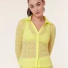 The Suva Top - Floral Lace - Limeade