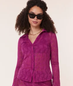 The Suva Top - Floral Lace - Aurora