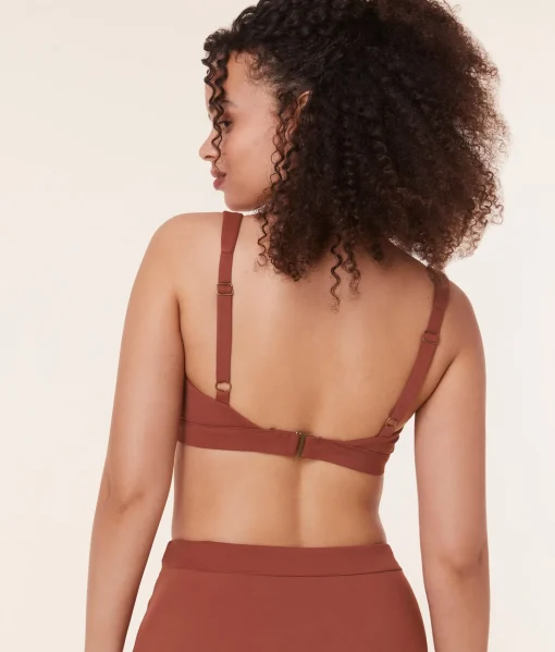 The Tahiti Bikini Top - Eco Nylon - Sequoia