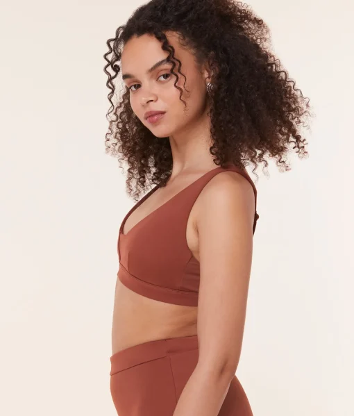 The Tahiti Bikini Top - Eco Nylon - Sequoia