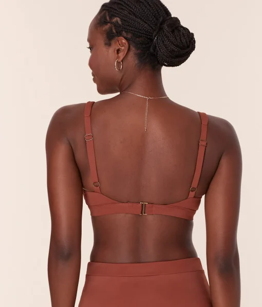The Tahiti Bikini Top - Eco Nylon - Sequoia