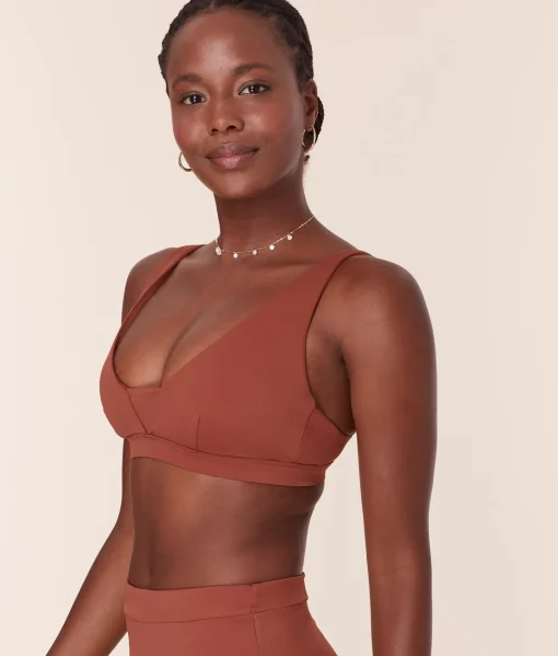 The Tahiti Bikini Top - Eco Nylon - Sequoia