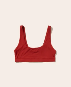 The Tank Bralette - Rayon - Deep Terracotta