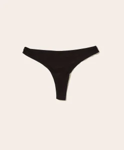 The Thong Panty - Rayon - Black