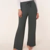 The Wide Leg Pant - Waffle - Dove