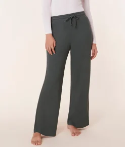 The Wide Leg Pant - Waffle - Dove