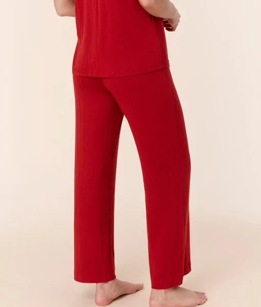 The Wide Leg Pant - Wide Rib - Picante