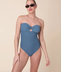 The Zoe One Piece - Eco Ribbed - Slate - Classic