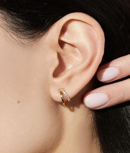 Toda Double Hoop Earrings - Ana Luisa