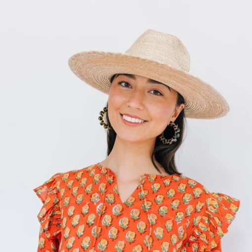 Tortoise Flower Outline Hoops - Sunshine Tienda