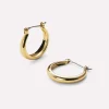 Venus Endless Gold Hoop Earrings - Ana Luisa